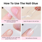 Press On Nail Brush On Nail Glue