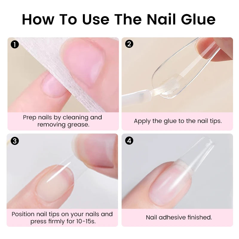 Press On Nail Brush On Nail Glue