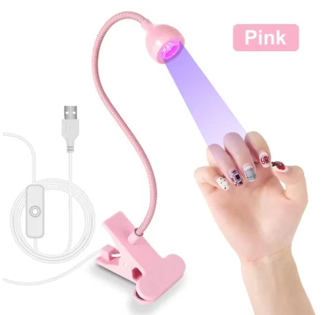 Flexible Clip-On UV Nail Lamp