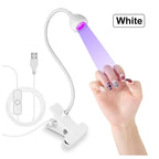 Flexible Clip-On UV Nail Lamp